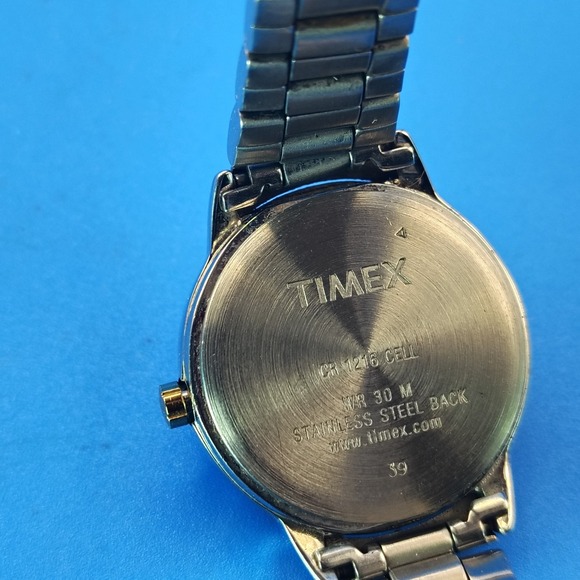 Vintage 2002 Timex Easy Reader Two Tone 25mm Women\'s‎ Quartz Watch SS Bracelet main image 5